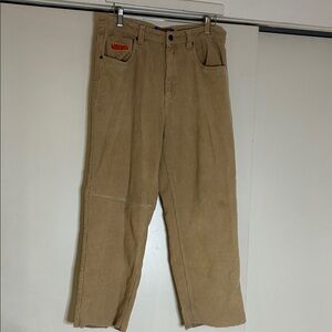 Men's Tan Corduroy Pants